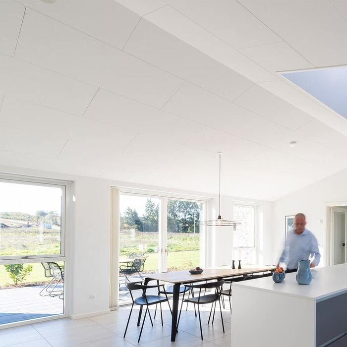 Rockfon Blanka B loftplade hvid 600 x 600 mm - 10-pk.